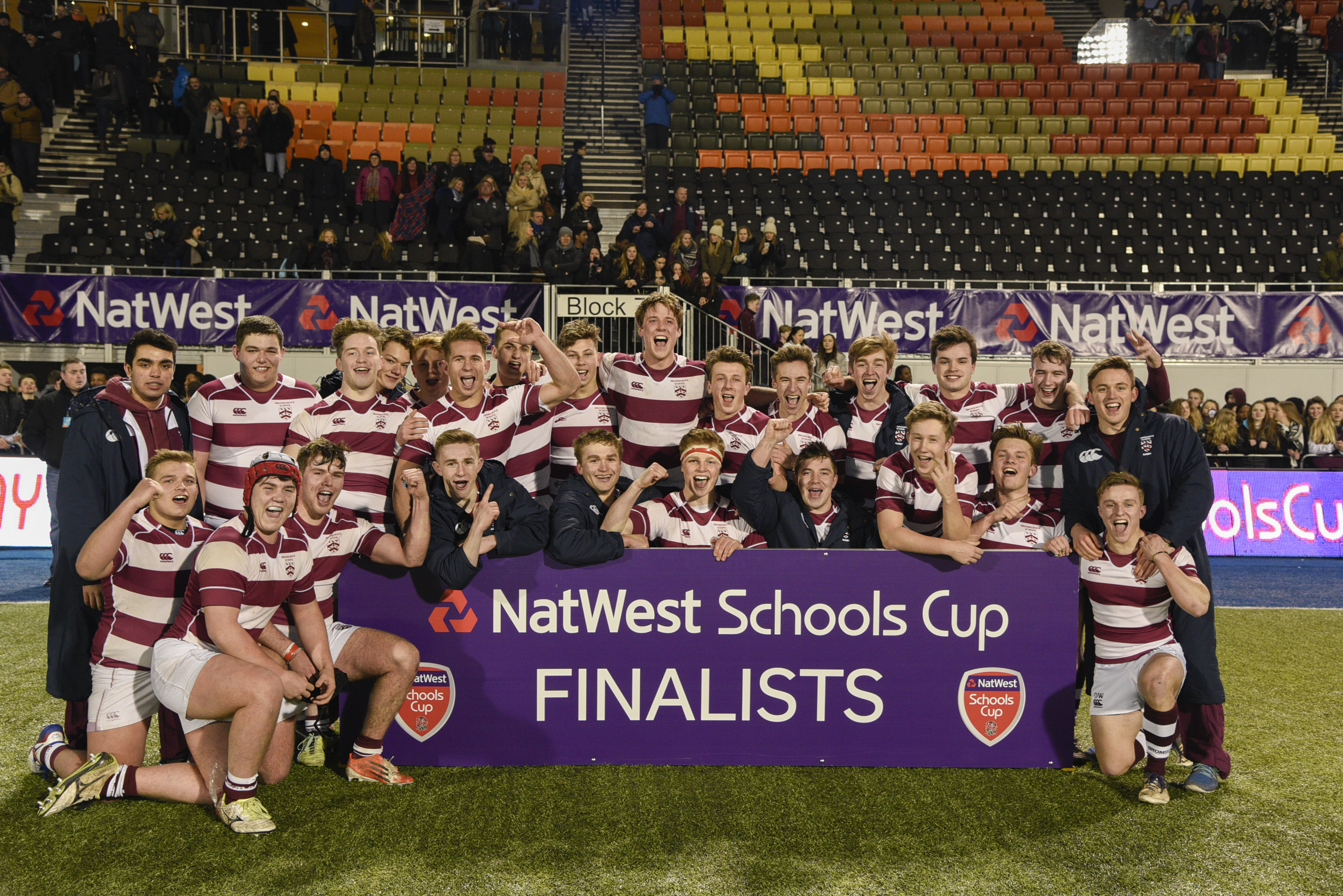 NatWest Schools Cup Semi Final (won 50-24): Bromsgrove v Whitgift, 27th February 2016